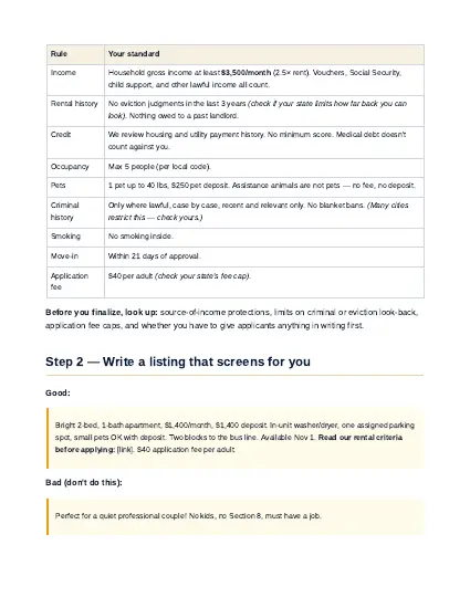 Real page 3 from the guide